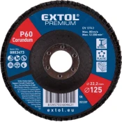 EXTOL Lamelni disk, kosi korund, promjer 125 mm, P60 8803473