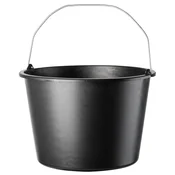KADAX Gradbeno vedro 20 L, plastično, močno, črno