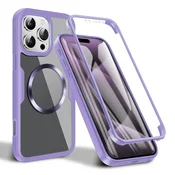 Hibridni Full body ovitek Techsuit ColorVerse 360 MagSafe za iPhone 16 Pro - purple
