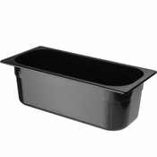 Polikarbonatna posoda za sladoled, HENDI, 5 l, črna, 360x165x(V)120 mm