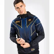 Venum Muški gornji deo trenerke sa kapuljacom UFC Authentic Fight Night 2.0 Midnight Edition, Plavo-zlatne boje