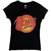 David Bowie Diamond Dogs Vintage Black S Ženske Majica