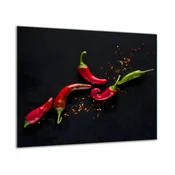 shumee Steklena zaščitna plošča ZA štedilnik 60x52 chili