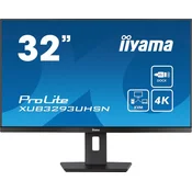 Monitor 31.5 Iiyama XUB3293UHSN-B5 IPS 3840x2160/60Hz/4ms/HDMI/DP/USB/RJ45/zvuc