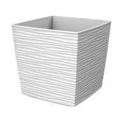 Gardino-saksija finesa kvadrat 30x30x29h bela ( 34482 )