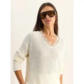 Bianco Lucci Pulover Pullover slonovina
