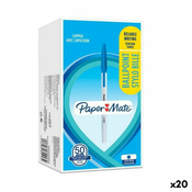 Kemijska Olovka Paper Mate 50 Dijelovi Plava 1 mm (20 kom.)