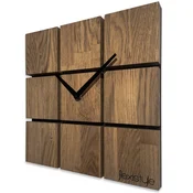 shumee Lesena stenska ura Harmony 30 cm rjave barve