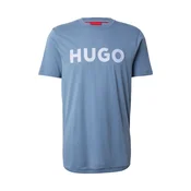 HUGO Majica Dulivio golobje modra / pastelno modra