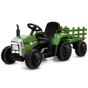 COSTWAY Baterijski traktor s prikolico Baterijski avtomobil, (5000163258)