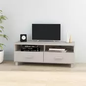Vidaxl vidaXL HAMAR TV omarica bela 106x40x40 cm masivni borov les