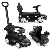 ECO TOYS Guralica Mercedes C CLASS sa interaktivnim volanom i ruckom, crna