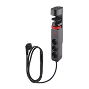 Olympia sl3000 3 uticnice, 1,5m usb a/c, produžni kabl crni ( k573 )