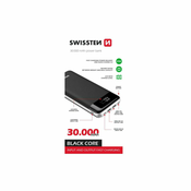 SWISSTEN BLACK CORE 30.000 mAh prenosna baterija
