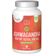 Essentials BIO Ashwagandha KSM-66®? Royal 500 mg visoka doza - primjereno za vegane, 100 kapsula