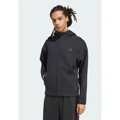 ADIDAS SPORTSWEAR Športna jopa na zadrgo Z.N.E. temno siva/črna