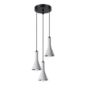 Sollux SL.1226 - Luster na sajli REA 3xE14/12W/230V beton