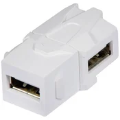 LINDY LINDY 60491 USB adapter [1x ženski konektor USB 2.0 tipa a - 1x ženski konektor USB 2.0 tipa a] bela, (20641228)