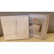 Tac Set posteljine Premium Basic, King size, 240x220cm, Beli