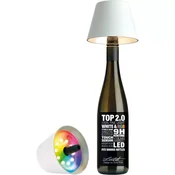 Sompex Top 2.0 namizna LED svetilka za steklenico 14 cm, bela