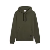 PUMA Borussia Dortmund x Sesame Street Hoodie Men, Football, Dark Olive/Faster Yellow, S
