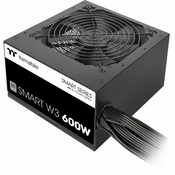 Napajlnik 600W, THERMALTAKE Smart W3 80+, ATX 3.1, 120mm vent., 80+, črno