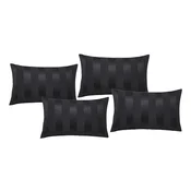 Satenaste prevleke za vzglavnik v kompletu 4 ks 75x50 cm So Soft Satin Stripe – Catherine Lansfield