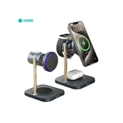 3G Coteci Wireless punjac BS-025 3u1 za mobilni telefon/slusalice/pametni sat crni