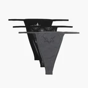 Cropp - 3 para gacica s printom - CRNO