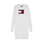 Tommy Jeans Pletena obleka mornarska/rdeča/bela