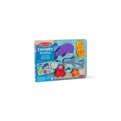 Melissa & Doug lesene sestavljanke živali v živalskem vrtu