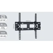 Vivolink VLMW2355T nosilec za TV 139,7 cm (55) televizorje, črne barve