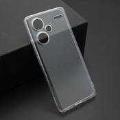Maska za telefon Futrola ULTRA TANKI PROTECT silikon za Xiaomi Redmi Note 13 Pro Plus 5G providna (bela)