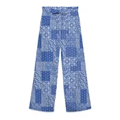 VERO MODA Hlače VMDICTHE  modra / bela
