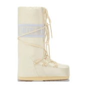 Moon Boot unisex. 80D1403060 Icon Pearly bež škornji (35/38), Ravna stran, Čipke, Priložnostno