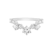 ETHISHER DIAMANTEN Prstan srebrna