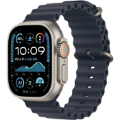 APPLE Watch Ultra 2 v2 Cellular 49mm prirodni titanijum case - okean remen tamno plavo