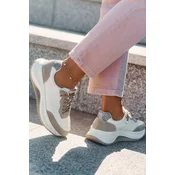 BIG STAR SHOES Women Suede Sneakers On Platform Big Star