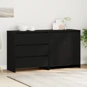 Kreveta s ladicama 2 pcs Crna 70 x 41 x 75 cm Konstruirano drvo