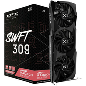 XFX AMD Video Card Radeon RX-6700 Core 10GB GDDR6 160bit, 2450MHz 16Gbps, 3x DP, 1x HDMI, 3 fans, 2 slots ( RX-67XLKWFDV )