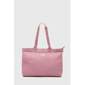Under Armour Womens UA Favorite Tote Bag Pink Elixir/White 20 L