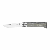 OPINEL Sklopivi nož Opinel VRI N°08 Inox s laminiranom drškom od breze (sivi)