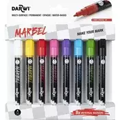 Darwi Marbel Set flomastrov 2 mm Bright 8 Kosov