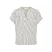 Kaffe Bluza KAmilia siva/bela