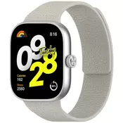 Silikonski pas Techsuit za uro Xiaomi Smart Band 8 Pro/9 Pro/Redmi Watch 4/Redmi Watch 5 - gray