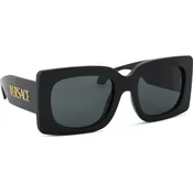 Versace Ženske naocare za sunce 0VE4496U GB187, Cetvrtaste, Crne