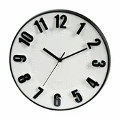 shumee 30 cm stenska ura s črnim okvirjem