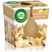 Air Wick Essential Oil Vanilla & Brown Sugar dišeča sveča 105 g
