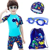Youyou Set Kupaci kostim za decake, 5 delova, Plavi