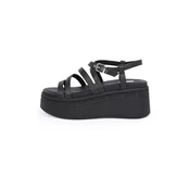 Tommy Jeans Sandali s paščki črna